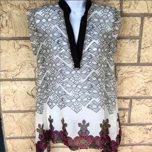 ATINA CRISTINA Tops Sara Sheer Tunic Top XS